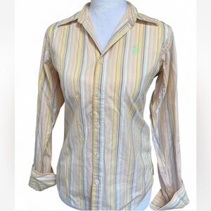 Polo Ralph Lauren pastel striped button down. size 2